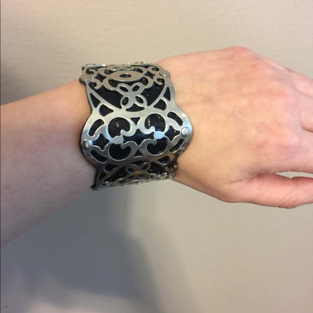 Silver & Black Cuff